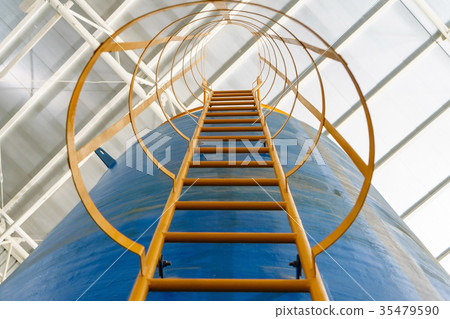 Ladder of water tank system, Depth of field shot 35479590
