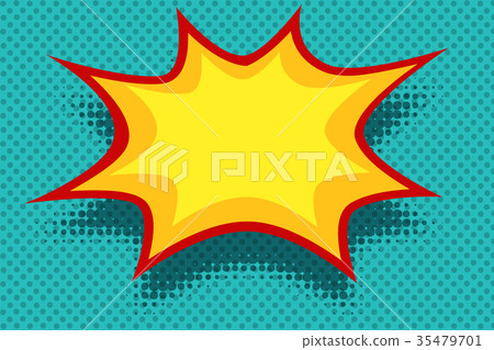 yellow comic book background explosion bubble yellow comic book background explosion bubble 35479701
