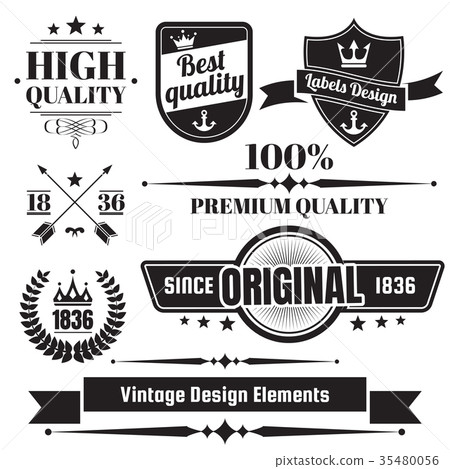 Vintage Retro Vector Logo for banner Vintage Retro Vector Logo for banner 35480056