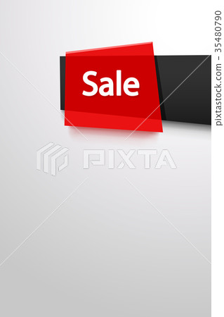 sale banner on bright background 35480790