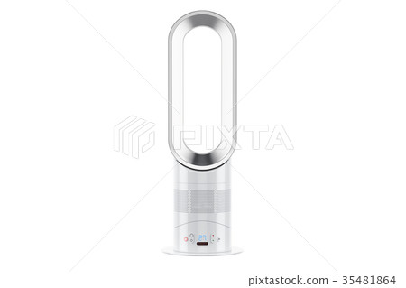 Bladeless air fan, 3D rendering Bladeless air fan, 3D rendering 35481864