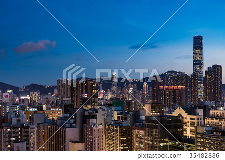 香港摩天大樓都市風景 香港摩天大樓都市風景 35482886