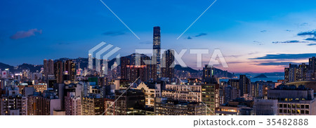 香港摩天大樓都市風景 35482888