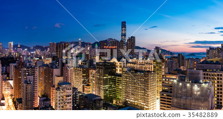 香港摩天大樓都市風景 35482889