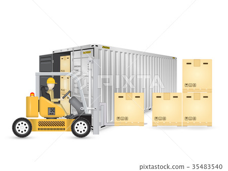 forklift cargo container 35483540