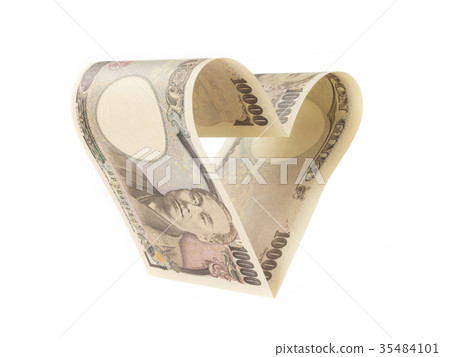 1萬日元的心臟（日元鈔票） 35484101
