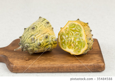 Cross section of Kiwano 35484588