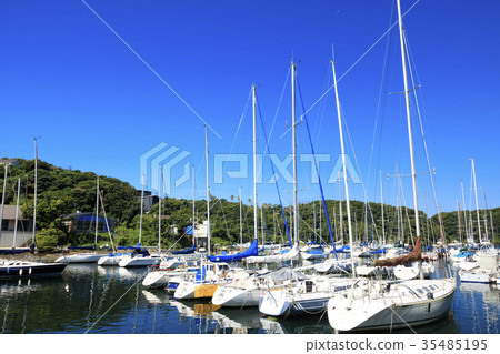 水邊風景(神奈川,三浦,阿玉,夏天) 水邊風景(神奈川,三浦,阿玉,夏天) 35485195