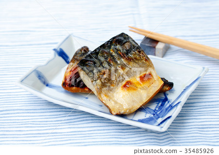 烤咸鯖魚 35485926
