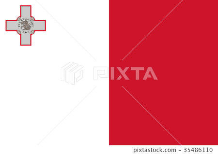 Official vector flag of Malta Official vector flag of Malta 35486110