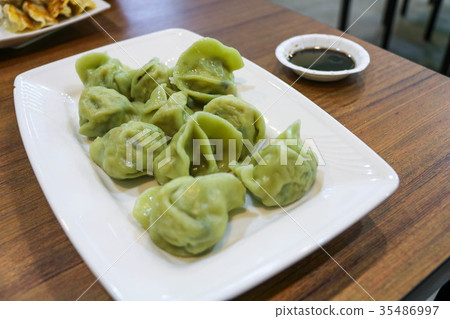 Taiwanese food - dumplings Taiwanese food - dumplings 35486997