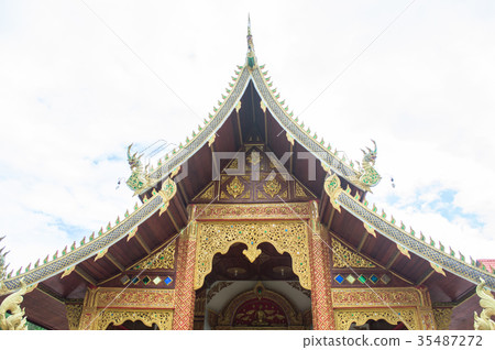Wat Suan Dok Temple in pua,nan,Thailand Wat Suan Dok Temple in pua,nan,Thailand 35487272