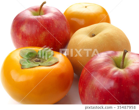 梨，柿子，蘋果（Hatsuo Fuyu Persimmon，南水梨，San Jona Gold Apple） 35487958