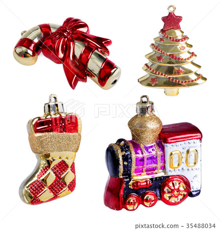 Christmas ornament, isolated on white background Christmas ornament, isolated on white background 35488034