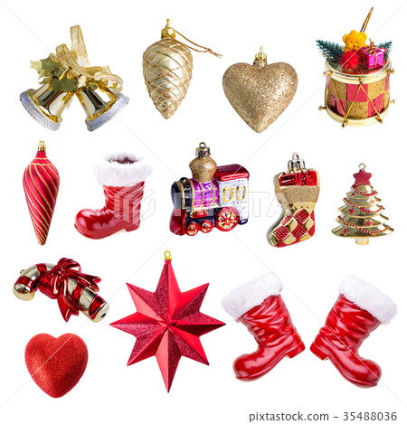Christmas ornament, isolated on white background 35488036
