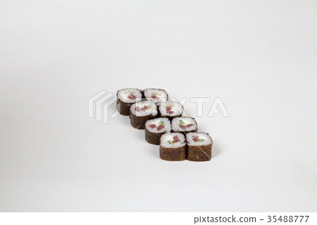 Sushi rolls Japanese food restaurant fish rice Sushi rolls Japanese food restaurant fish rice 35488777