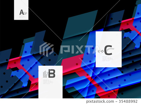 Color triangles background design Color triangles background design 35488992