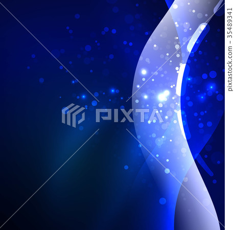 Vector glowing wave, smoke design wavy lines Vector glowing wave, smoke design wavy lines 35489341