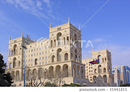Azerbaijan. Baku. Administrative building Azerbaijan. Baku. Administrative building 35491853