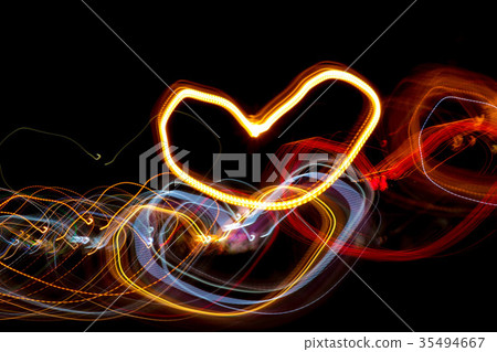 Beautiful love light doodle Beautiful love light doodle 35494667