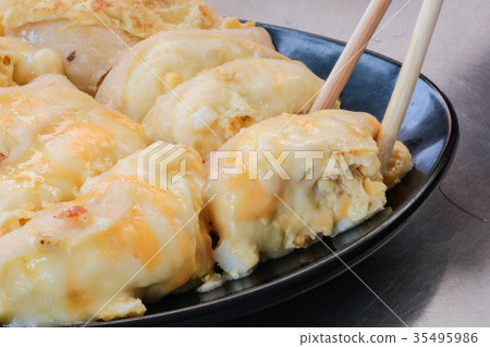 臺灣美食-台南起司薯泥蛋餅 35495986