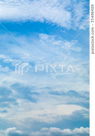 晚夏天空秋天天空雲彩拷貝空間寬拷貝空間普通天空標記 35496489