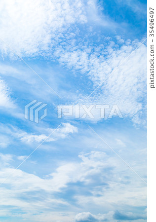 晚夏天空秋天天空雲彩拷貝空間寬拷貝空間普通天空標記 晚夏天空秋天天空雲彩拷貝空間寬拷貝空間普通天空標記 35496497