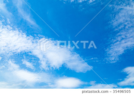 晚夏天空秋天天空雲彩拷貝空間寬拷貝空間普通天空標記 35496505
