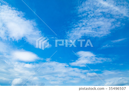 晚夏天空秋天天空雲彩拷貝空間寬拷貝空間普通天空標記 35496507
