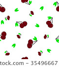 Seamless cherry texture 35496667