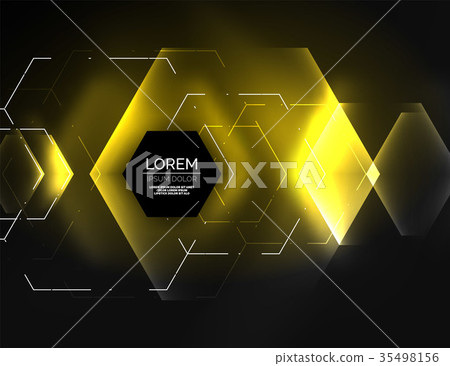Digital techno abstract background, glowing Digital techno abstract background, glowing 35498156
