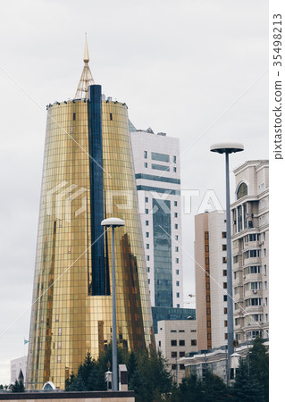 Modern buildings - center of capital of Kazakhstan 35498213
