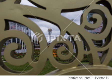 Modern buildings - center of capital of Kazakhstan 35498419