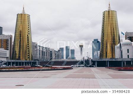 Modern buildings - center of capital of Kazakhstan Modern buildings - center of capital of Kazakhstan 35498428