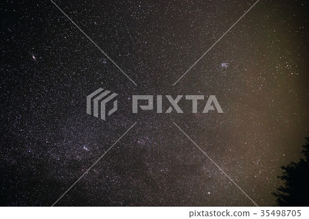 Background of bright starry night sky Background of bright starry night sky 35498705