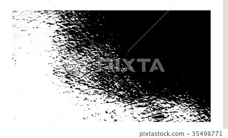 Grunge black and white vector texture. 35498771