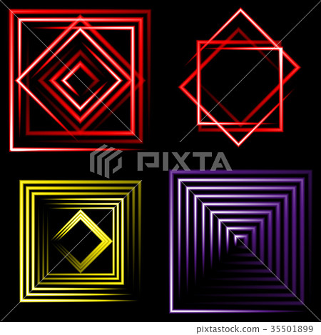 Set  of colorful  abstract background with blurred 35501899