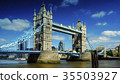 Sunny day in London, view to the Tower Bridge 35503927