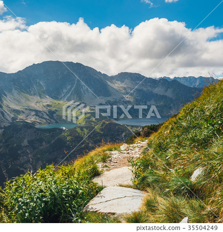Five lakes valley in High Tatra Mountains, Poland Five lakes valley in High Tatra Mountains, Poland 35504249