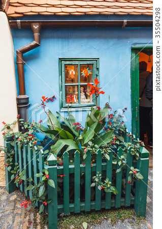 Little houses on Golden street 35504298