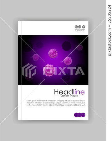 A4 Medical, scientific, academic journal cover  35505224