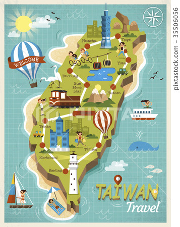 Taiwan travel concept map 35506056