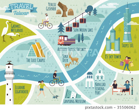 Taiwan travel map 35506062