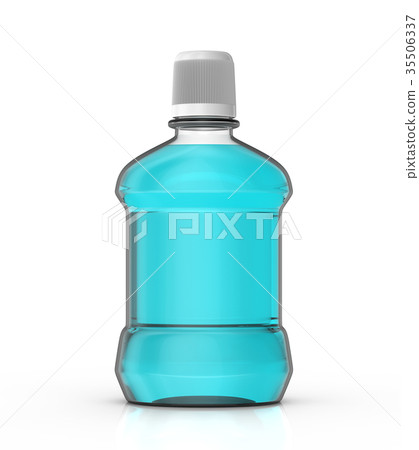 Blue mouth rinse - Stock Illustration [35506337] - PIXTA