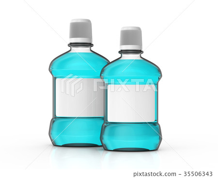 Blue mouth rinse - Stock Illustration [35506343] - PIXTA