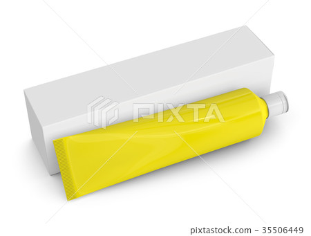 Download Toothpaste Package Mockup Stock Illustration 35506449 Pixta PSD Mockup Templates