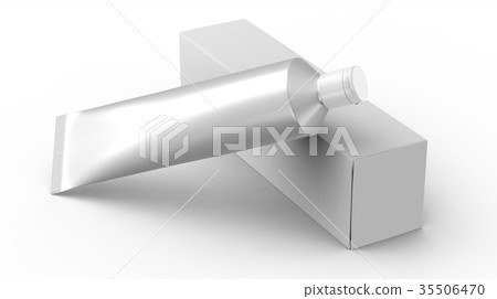 Toothpaste package mockup 35506470