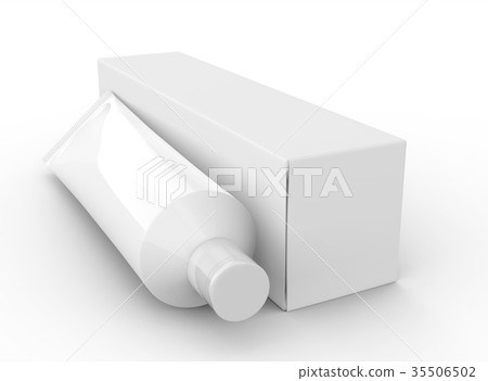 Blank toothpaste mockup 35506502