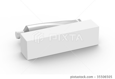 Blank toothpaste mockup 35506505