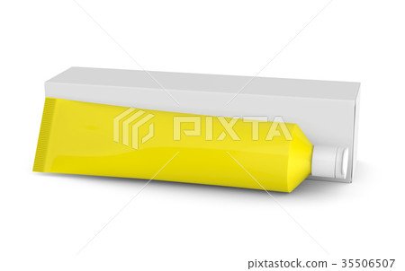 Blank toothpaste mockup 35506507